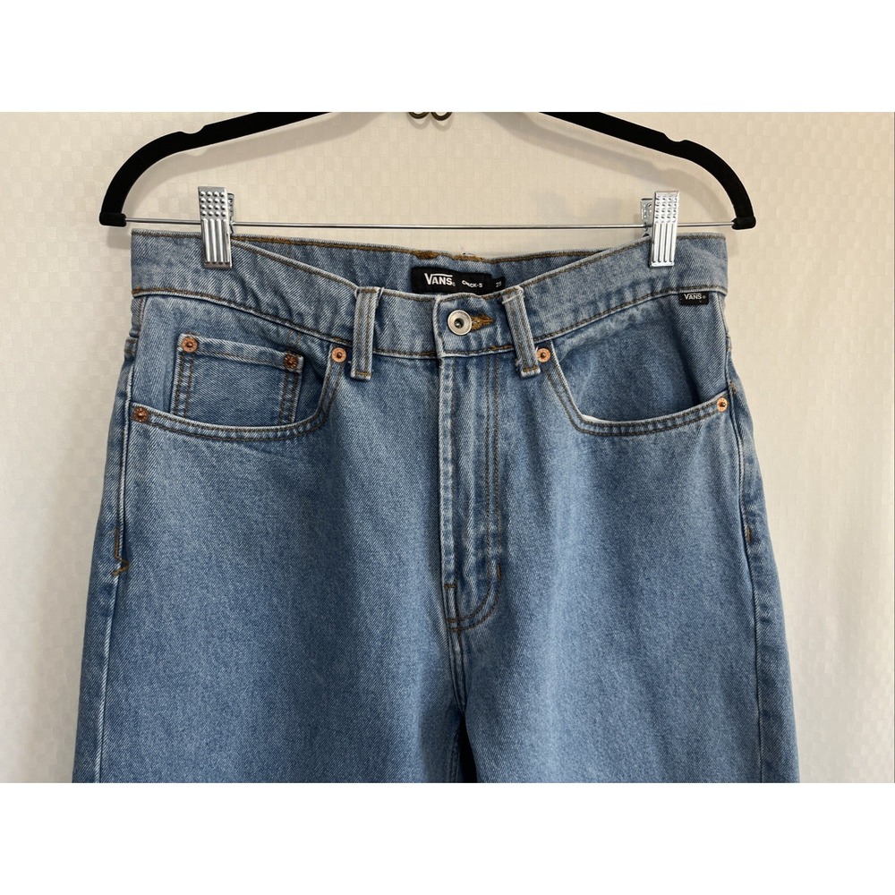 Vans Jeans Men's Blue 29 Check-5 Baggy fit Denim Loose Fit - Picture 6 of 14